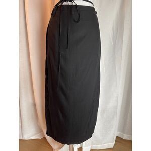 & Other Stories Stockholm Atelier Black Wrap Skirt – Size US 8